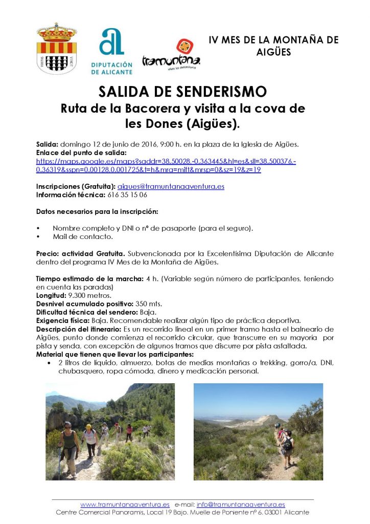 SALIDA DE SENDERISMO