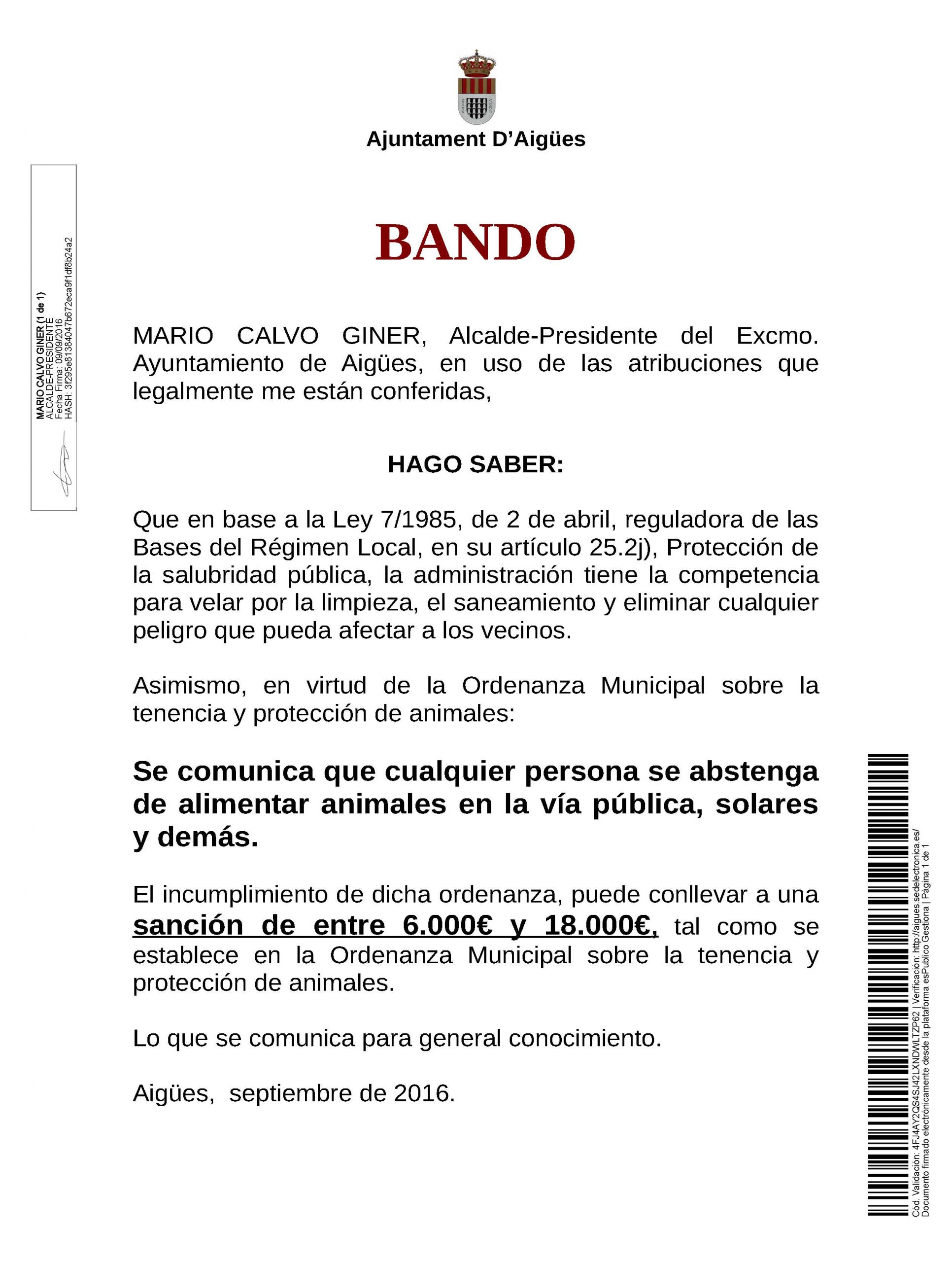 bandoabstenersealimentaranimalesvia